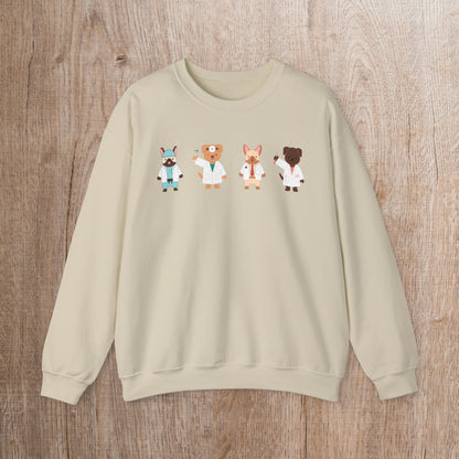 Cute dog doctors xmas sweater, Doctor graduation gift, dog lover gift idea, surgeon gift idea, cute medical themed gifts, nurse appreciation, dogtors