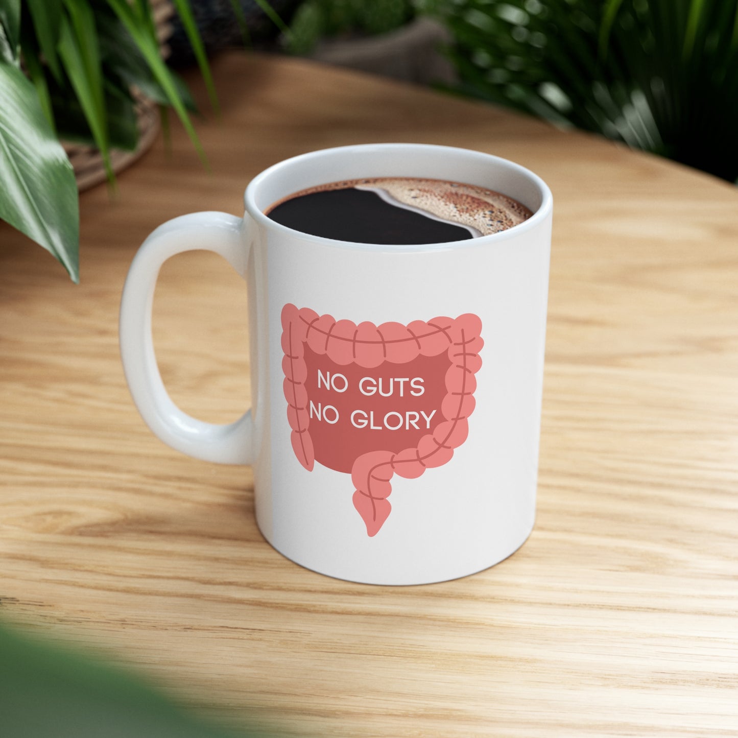 No guts no glory mug, Colorectal mug, Colon surgery, GI doctor, colorectal humor, medical humor, doctor gift, endoscopy, colonoscopy, MD gift