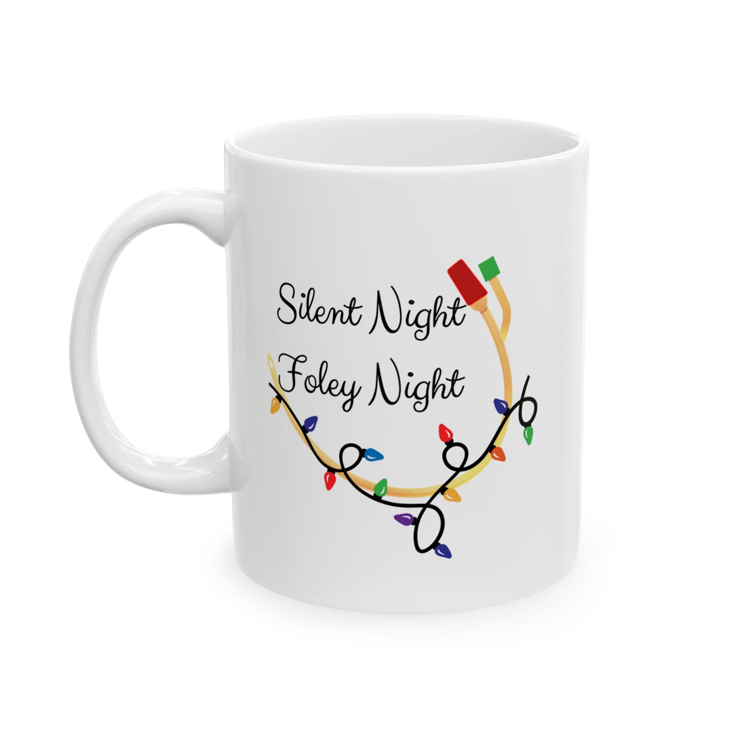 Silent night, foley night mug