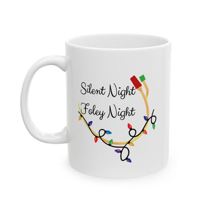 Silent night, foley night mug