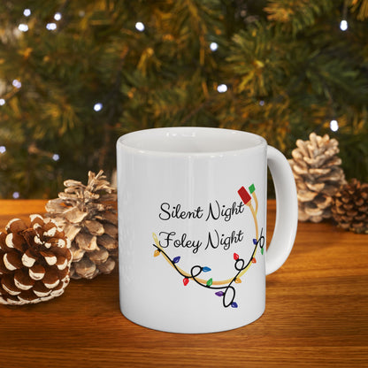 Silent night, foley night mug