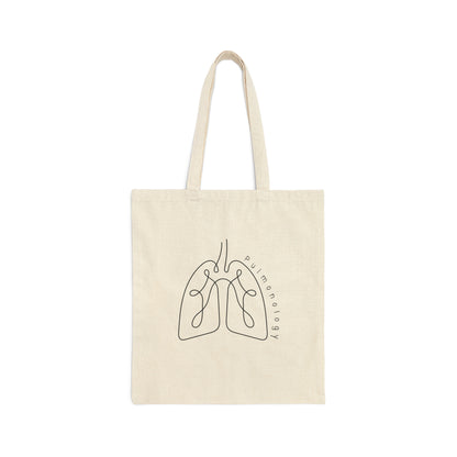 Minimalist Lungs Pulmonology work Tote Bag Cute Graduation gift for Pulmonologists and Lung RNs Anatomical Medical Resident line art