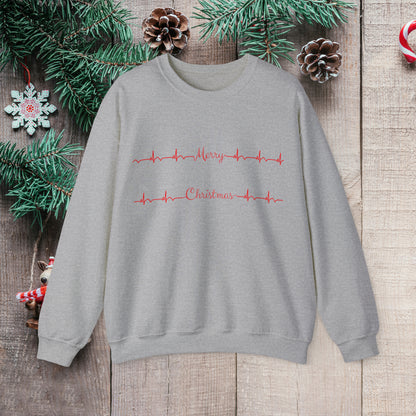 Minimalist Medical holiday sweater, EKG, cardiology Christmas, doctor xmas sweater, cardiac nurse holiday, holiday party, cardiologist holiday gift