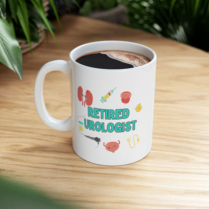 Retired Urologist Mug, Funny Urology Gift for Retired Doctors, Medical Retirement Coffee Cup, Urologist Appreciation Gift, Doctor Retirement Present