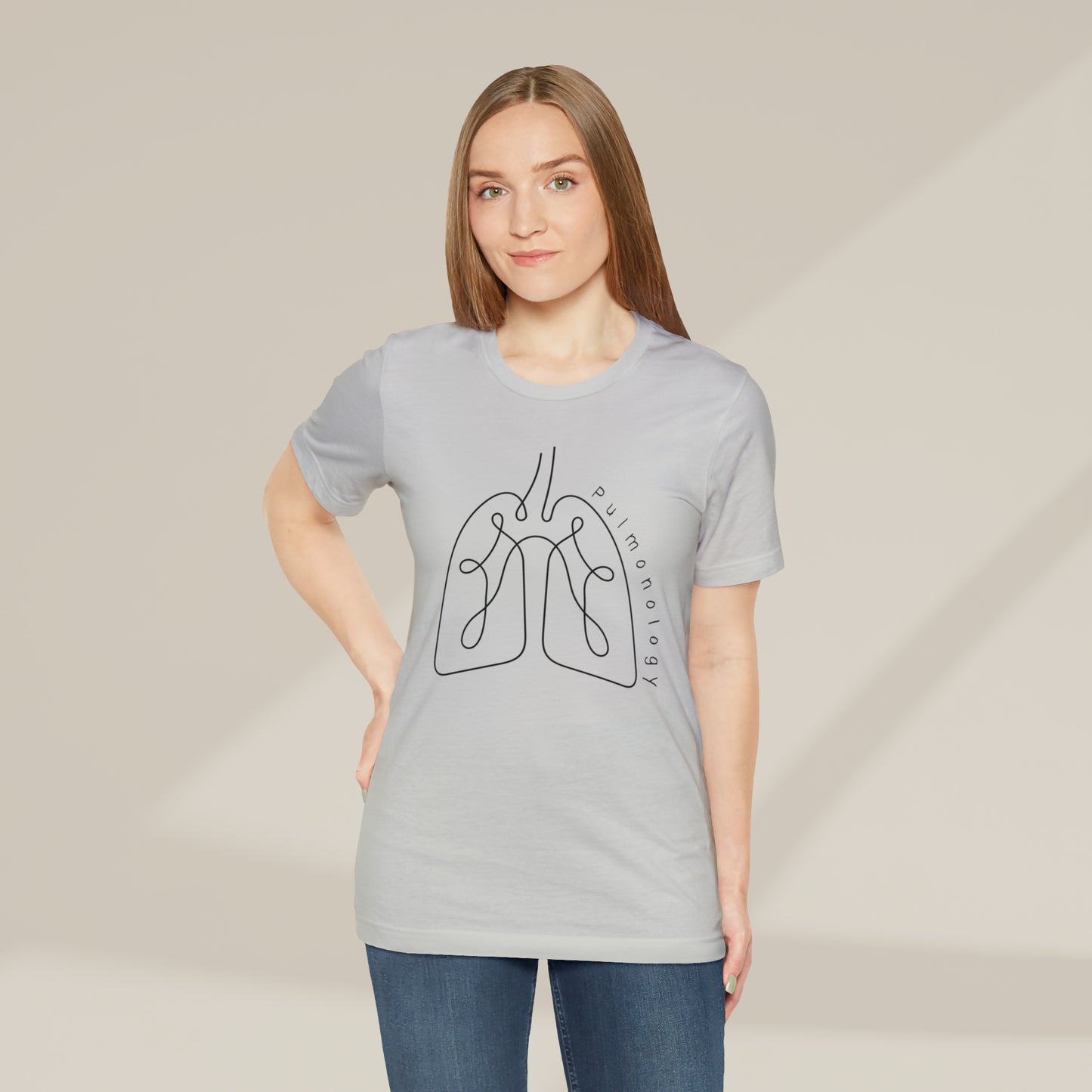 Pulmonology T shirt minimalist gift for Lung doctor Resident new grad cute student top Intensivist ICU team medical school graduation Lung surgery