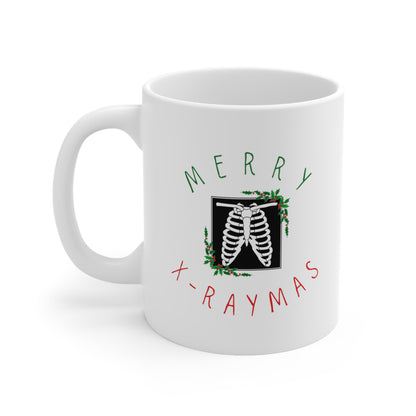 X ray holiday mug, XRay tech, Christmas medical mug, holiday mug, Radiologist, Radiology, trauma surgeon, doctor mug, radiology nurse,  medical humor