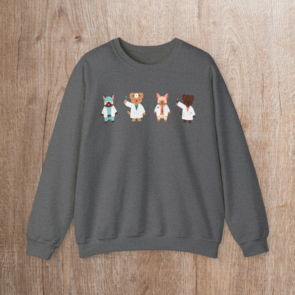 Cute dog doctors xmas sweater, Doctor graduation gift, dog lover gift idea, surgeon gift idea, cute medical themed gifts, nurse appreciation, dogtors