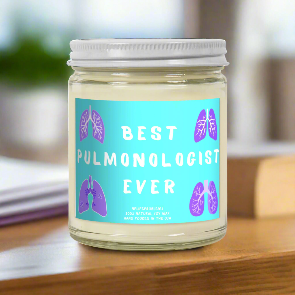 Best Pulmonologist Ever Candle, Pulmonology gift, Pulmonology match, Resident,