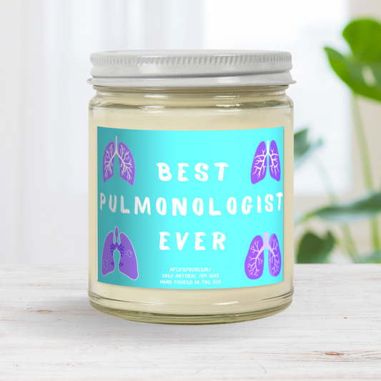 Best Pulmonologist Ever Candle, Pulmonology gift, Pulmonology match, Resident,