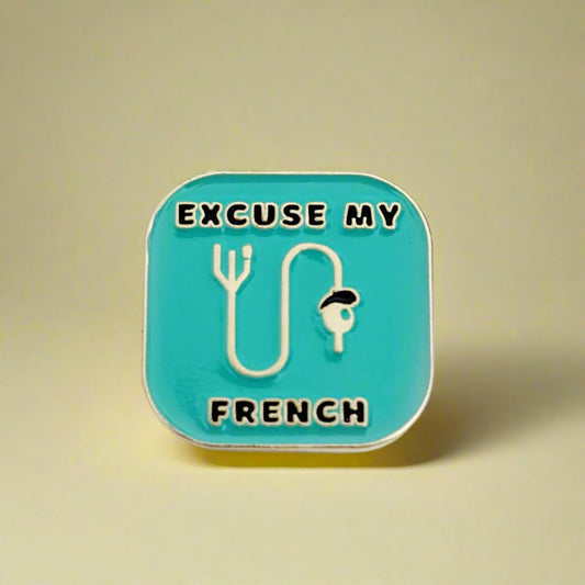 urology pin, gift idea for urologist, resident pin for white coat, funny nurse pin