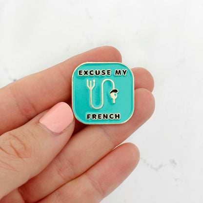 urology pin, gift idea for urologist, resident pin for white coat, funny nurse pin