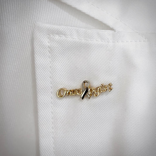 Oncologist medical pin, white coat ceremony, oncology fellow, medical oncology, doctor white coat pin, gift