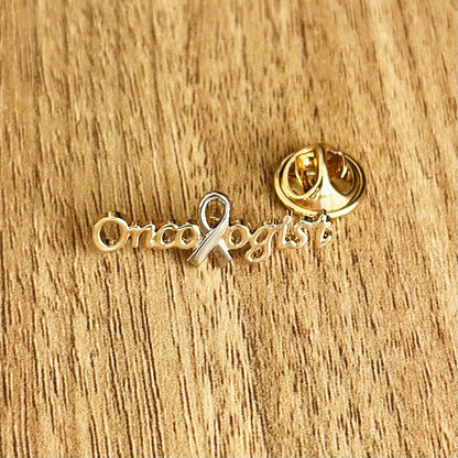 Oncologist medical pin, white coat ceremony, oncology fellow, medical oncology, doctor white coat pin, gift