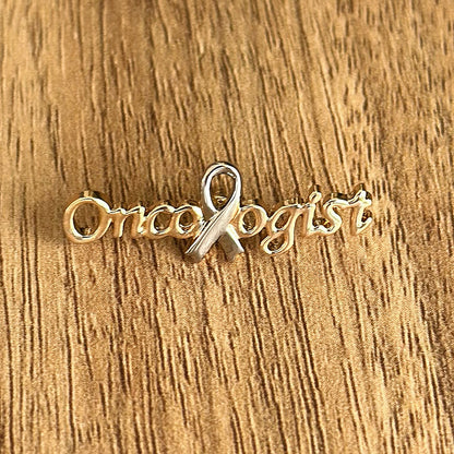 Oncologist medical pin, white coat ceremony, oncology fellow, medical oncology, doctor white coat pin, gift