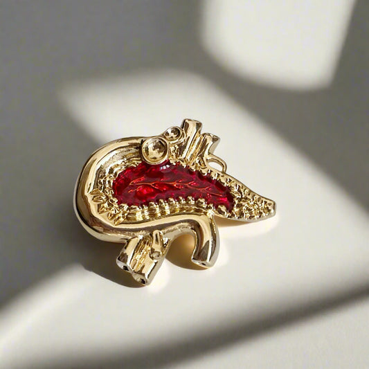 Pancreas White Coat Pin, Endocrine Gift for Doctors, Pancreatic Surgery Surgeon Gift, Endocrinologist Appreciation Pin, Medical Doctor Gift Idea