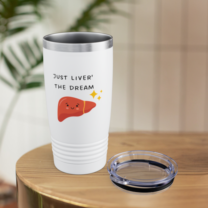 Liver doctor tumbler, Gift idea for new grad doctor, general surgery, liver transplant gift,  tumbler for transplant surgeon