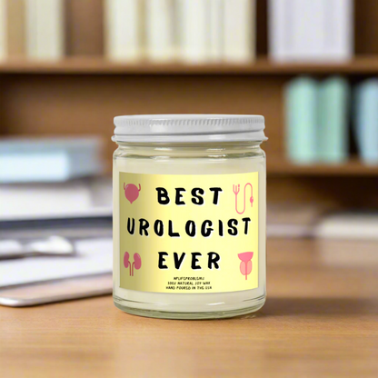 Best Urologist Ever candle, Urologist gift, Urology resident gift.