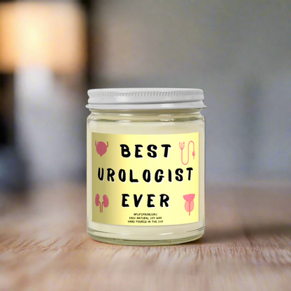 Best Urologist Ever candle, Urologist gift, Urology resident gift.