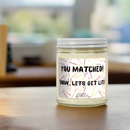 Match day candle, Match day gift, Med school graduation, Fellowship Match, Residency Match gift