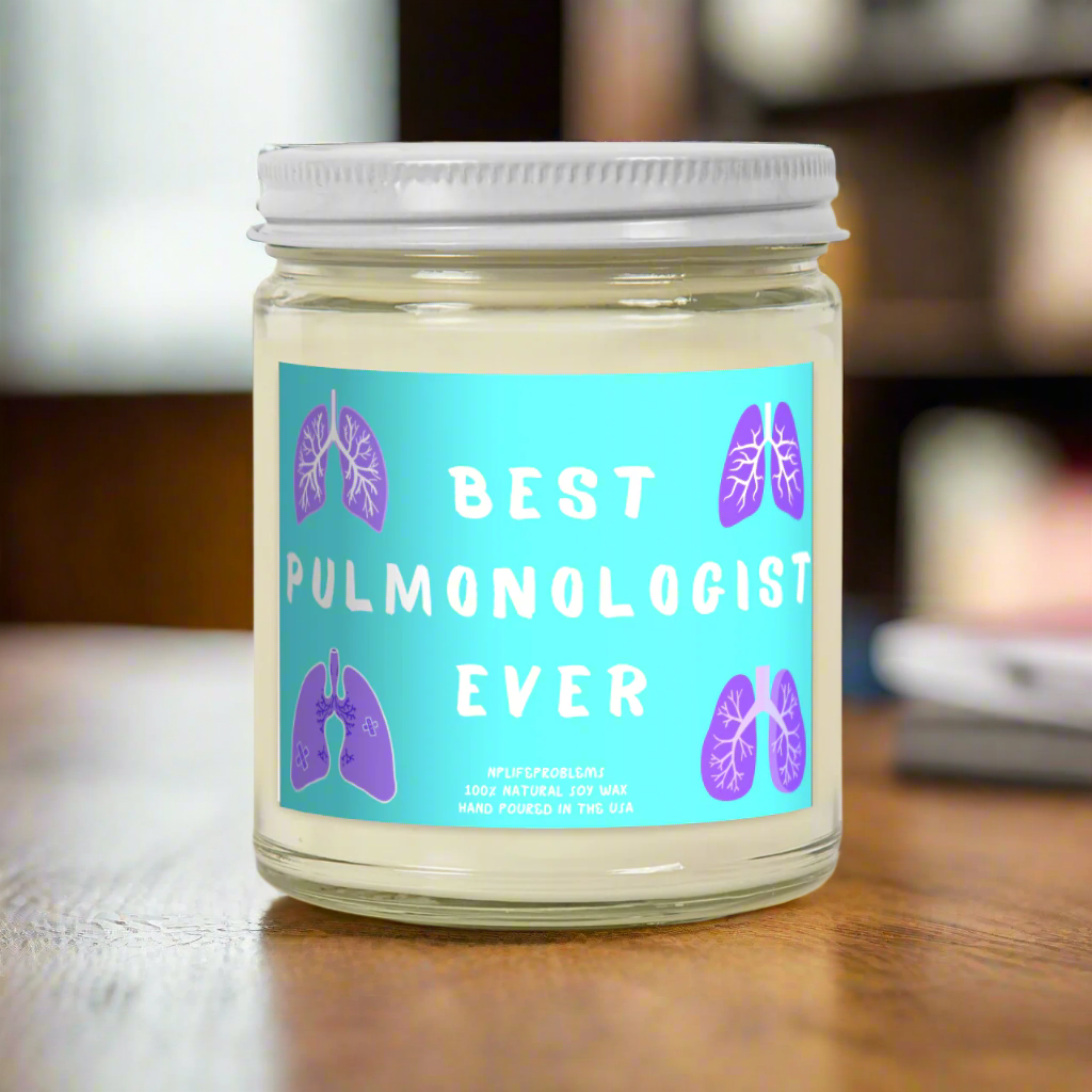 Best Pulmonologist Ever Candle, Pulmonology gift, Pulmonology match, Resident,