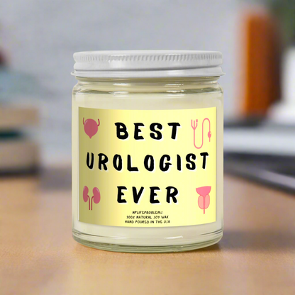 Best Urologist Ever candle, Urologist gift, Urology resident gift.