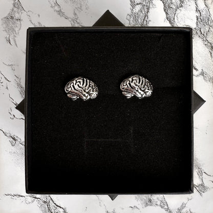 Silver Brain Stud Earrings, great gift for Neurology , Neurosurgery, Neurosurgeon, neurologists, neuro nurse, NP, PA