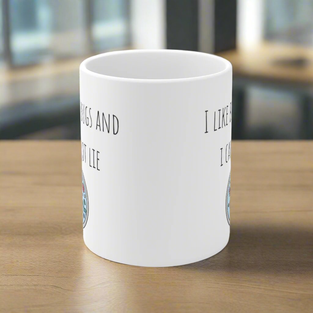 I like big bugs mug, infectious disease, public health, epidemiology, doctor, nurse, gift.