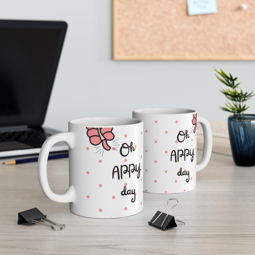 Oh Appy Day!, Surgeon mug, appendix surgery, general surgery, doctor gift.