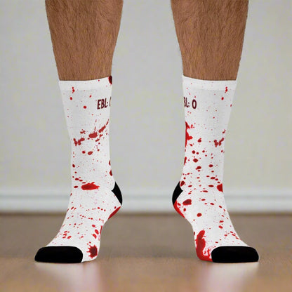 EBL:5 , Blood socks, surgeon gift, surgery nurse, OR nurse, doctor socks.