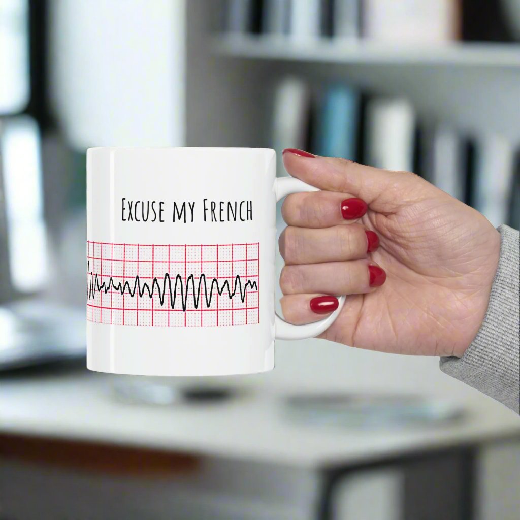 Torsades de pointes (TdP) Cardiologist mug, Doctor gift, surgeon gift, medical school graduation gift, cardiology resident gift