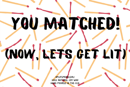 Match day candle, Match day gift, Med school graduation, Fellowship Match, Residency Match gift