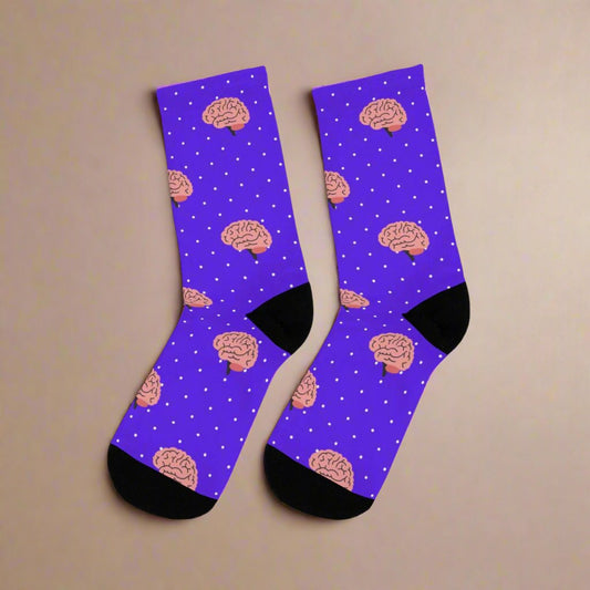 Purple Neurology, Neurologist socks, Neurosurgery, Brain