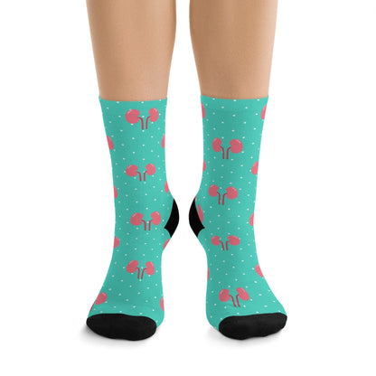 Blue Kidney Nephrology/ Urology socks, Nephrologist, urologist, urology resident, urology nurse gift.