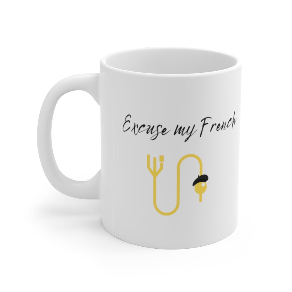 Excuse my French, Foley,  Urologist gift, mug, Urology gift