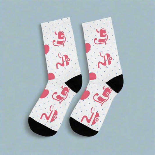 White Bariatric Surgery socks, GI socks, surgeon medical student, nurse, PA, Nurse Practitioner, surgeon gift, gastrointestinal